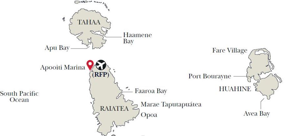 Tahiti map